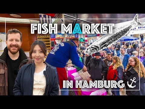 🐟 Hamburg Fish Market: Lively Atmosphere 🐟🌊